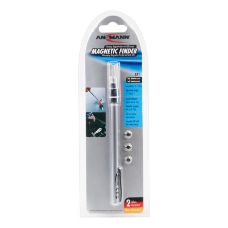 TORCIA CON PUNTA CALAMITATA ALLUNGABILE TELESCOPICA MAGNETIC FINDER SF1 ANSMANN TORCIA CON PUNTA CALAMITATA ALLUNGABILE TELESCOPICA MAGNETIC FINDER SF1 ANSMANN