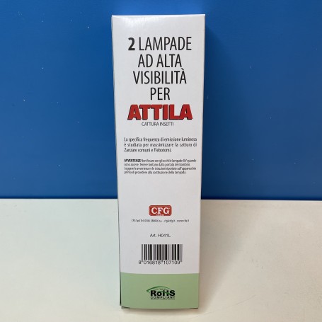 Confezione 2 lampade ALTA VISIBILITA' di ricambio per Attila New H041L