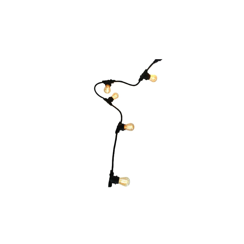 Filo di luci per esterno Catena con 10 luci mt 5 LINK ME 2202 Luminsky