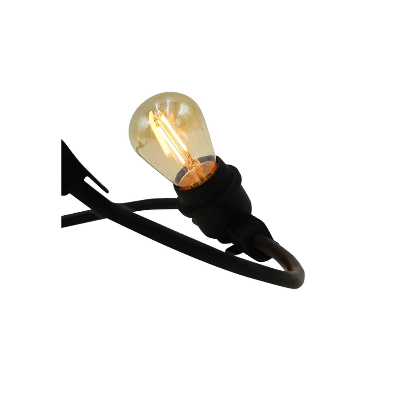 Filo di luci per esterno Catena con 10 luci mt 5 LINK ME 2202 Luminsky