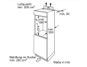 congelatore incasso verticale cm 87x54 A++ 94 litri Bosch