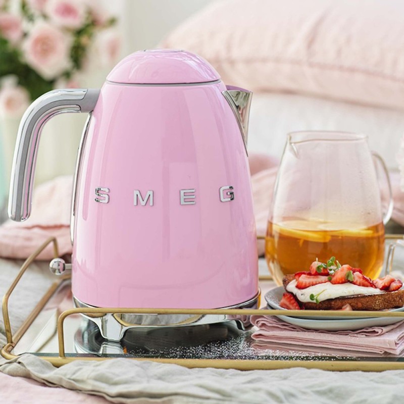 BOLLITORE ELETTRICO ROSA SMEG STILE ANNI 50