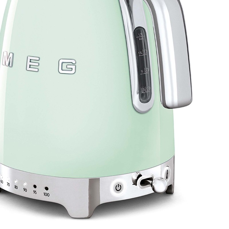 Bollitore a temperatura variabile VERDE PASTELLO SMEG KLF04PGEU