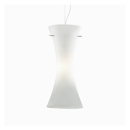 IDEAL LUX lampada sospensione ELICA sp1 vetro bianco