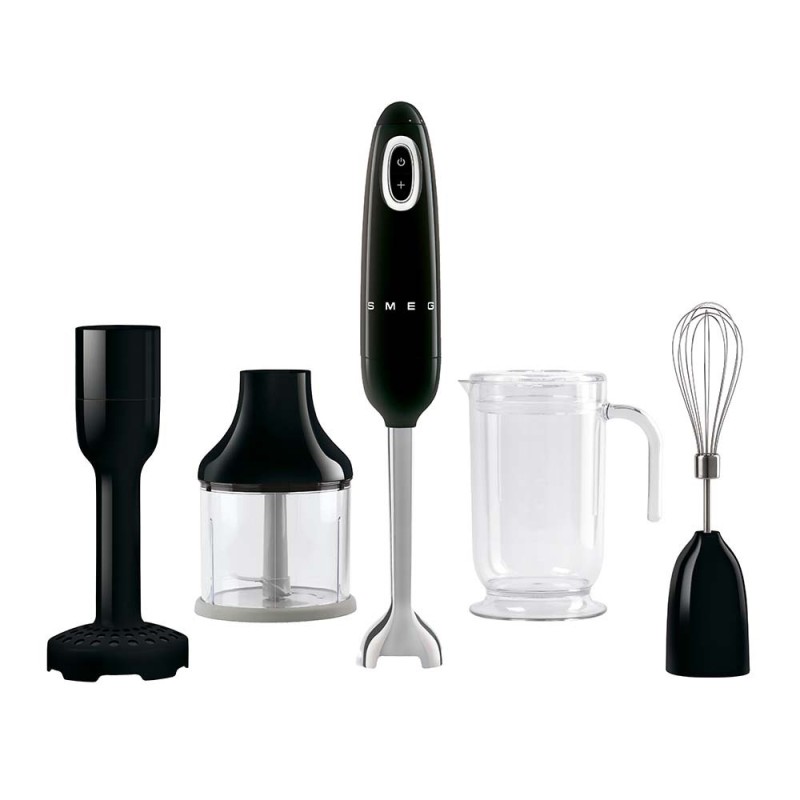FRULLATORE IMMERSIONE SMEG NERO COMPLETO DI ACCESSORI