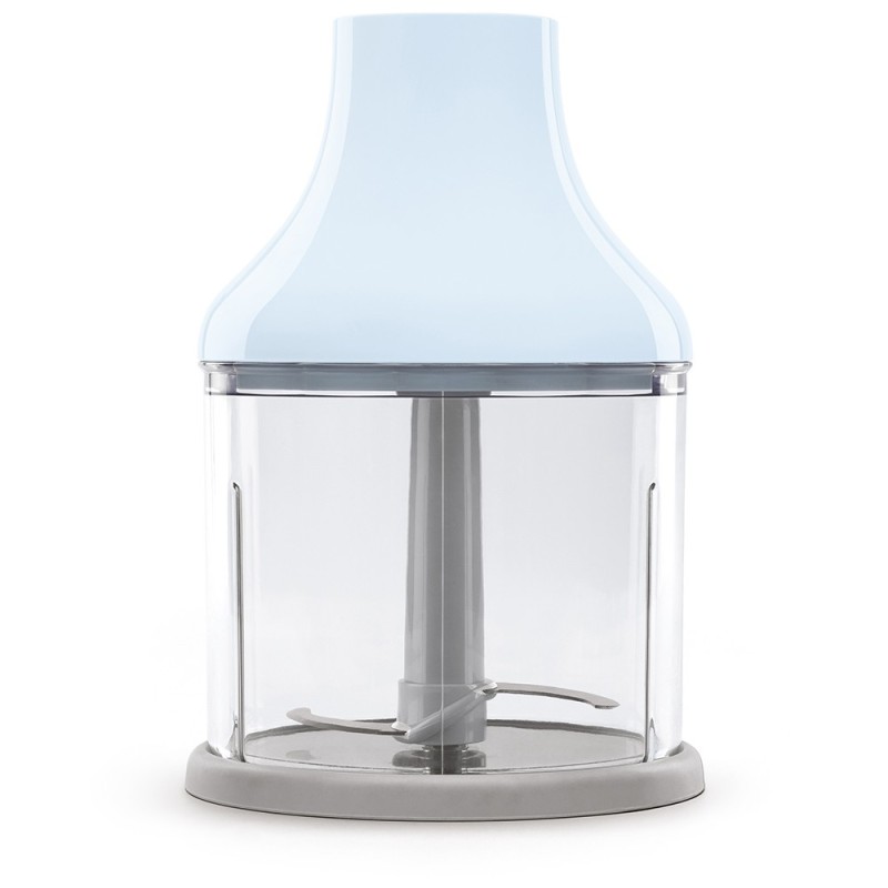 Frullatore ad immersione con asta e lame in acciaio inox. Con bicchiere, tritatutto, frusta e schiacciaverdure  inclusi. SMEG CO
