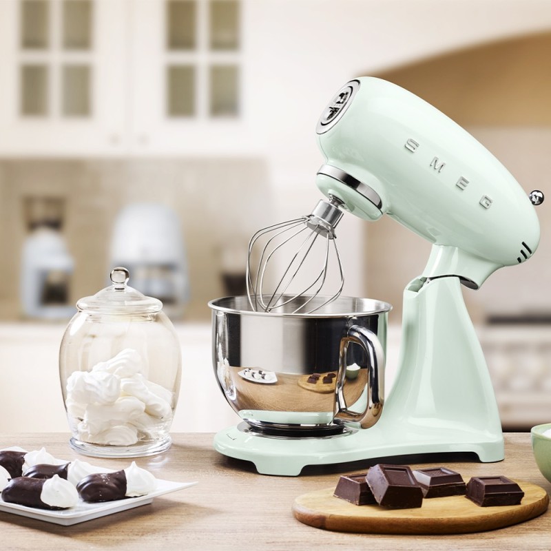 Impastatrice planetaria full color VERDE PASTELLO SMF03PGEU SMEG