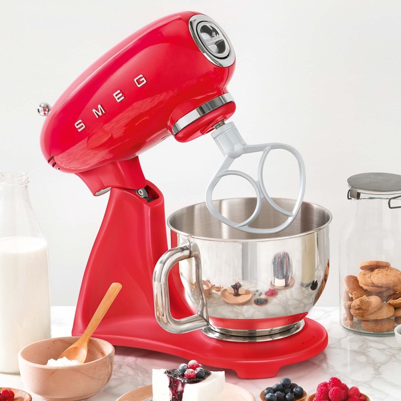 Impastatrice planetaria full color ROSSO SMF03RDEU SMEG