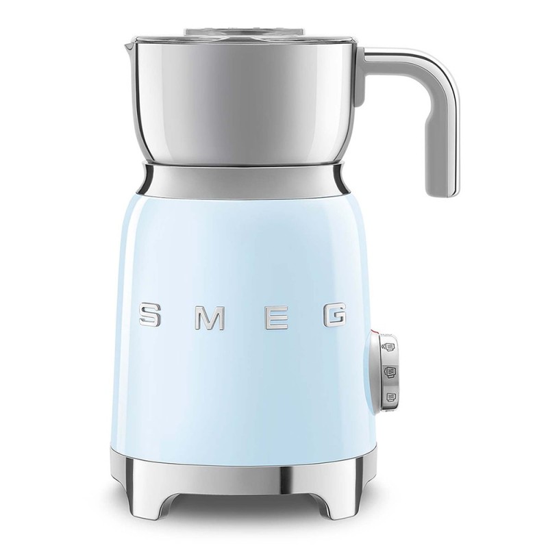 Montalatte per latte caldo o freddo e scalda latte o cioccolata AZZURRO SMEG MFF01PBEU