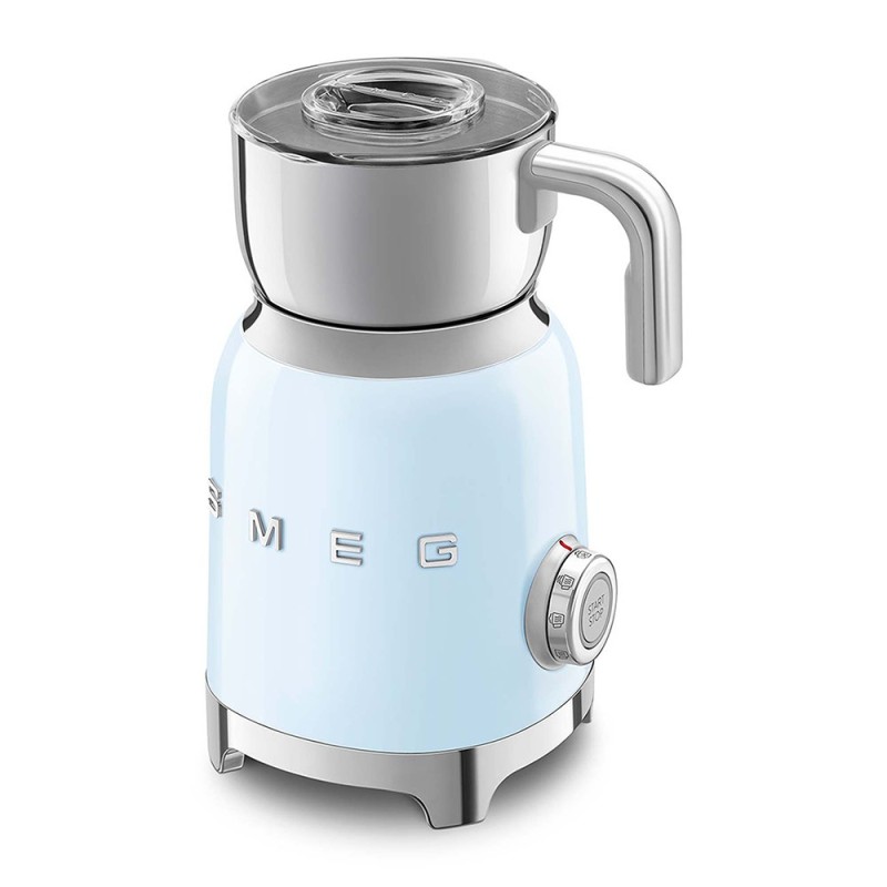 Montalatte per latte caldo o freddo e scalda latte o cioccolata AZZURRO SMEG MFF01PBEU