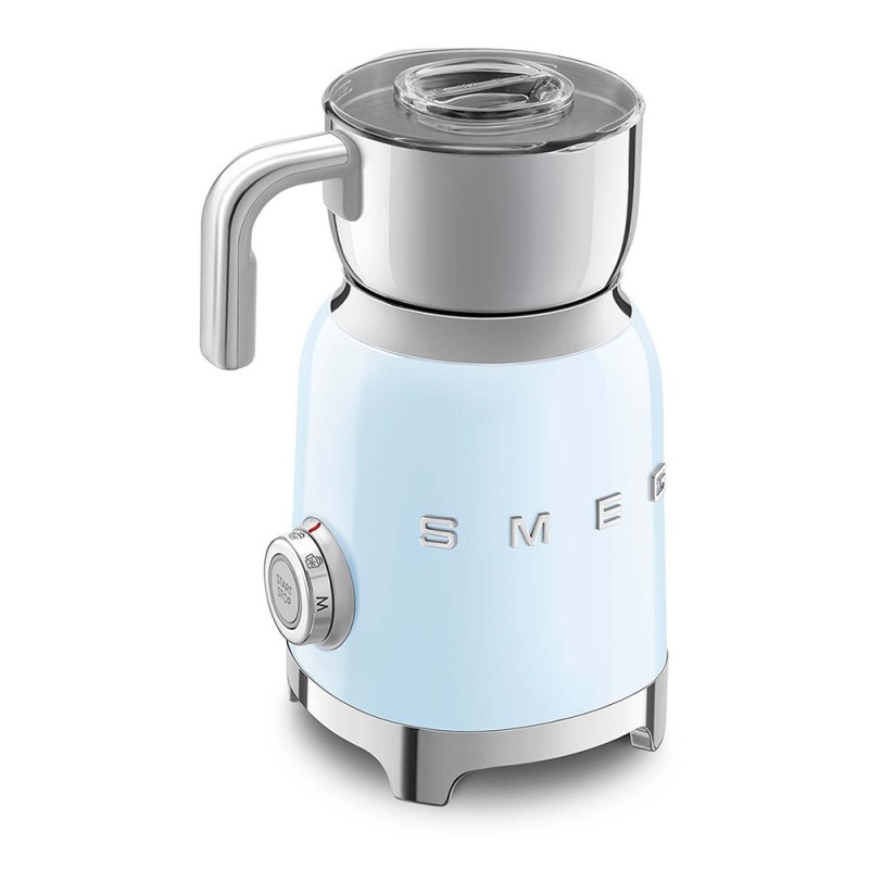 Montalatte per latte caldo o freddo e scalda latte o cioccolata AZZURRO SMEG MFF01PBEU