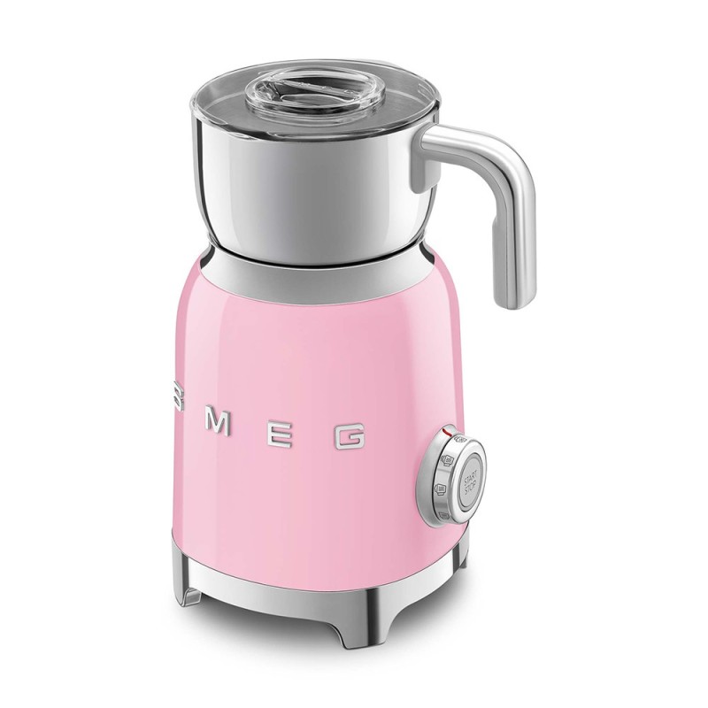 Montalatte per latte caldo o freddo e scalda latte o cioccolata ROSA SMEG MFF01PKEU