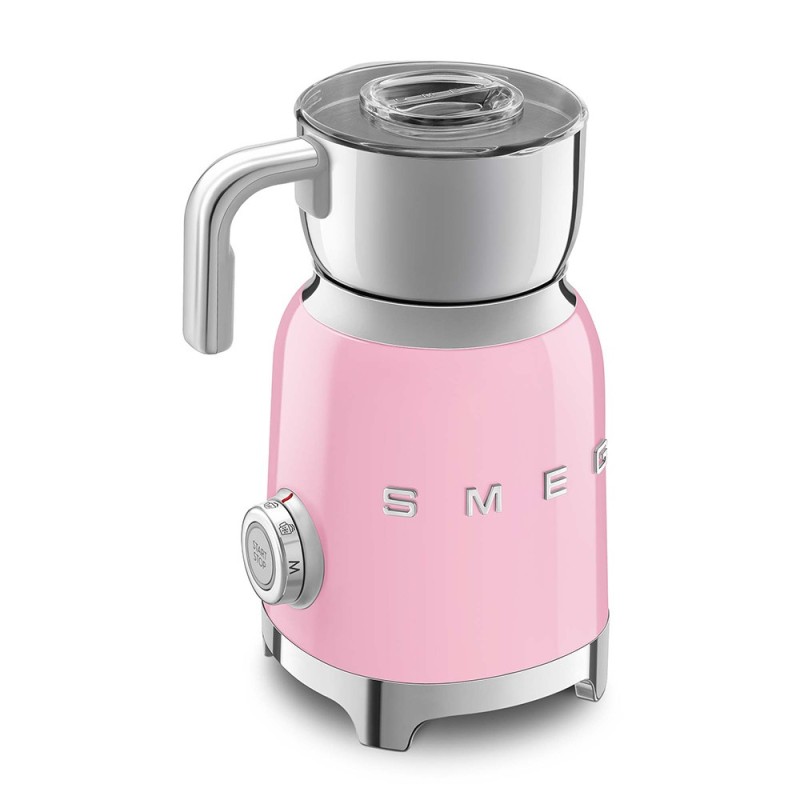 Montalatte per latte caldo o freddo e scalda latte o cioccolata ROSA SMEG MFF01PKEU