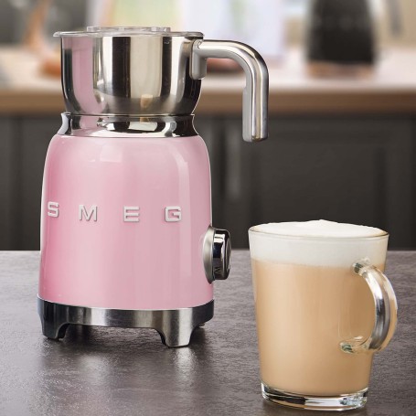 Montalatte per latte caldo o freddo e scalda latte o cioccolata ROSA SMEG MFF01PKEU