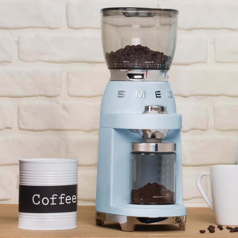 Macina caffè AZZURRO CGF01PBEU SMEG