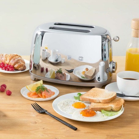 TOSTAPANE 2 FETTE CROMATO SMEG TSF01SSEU