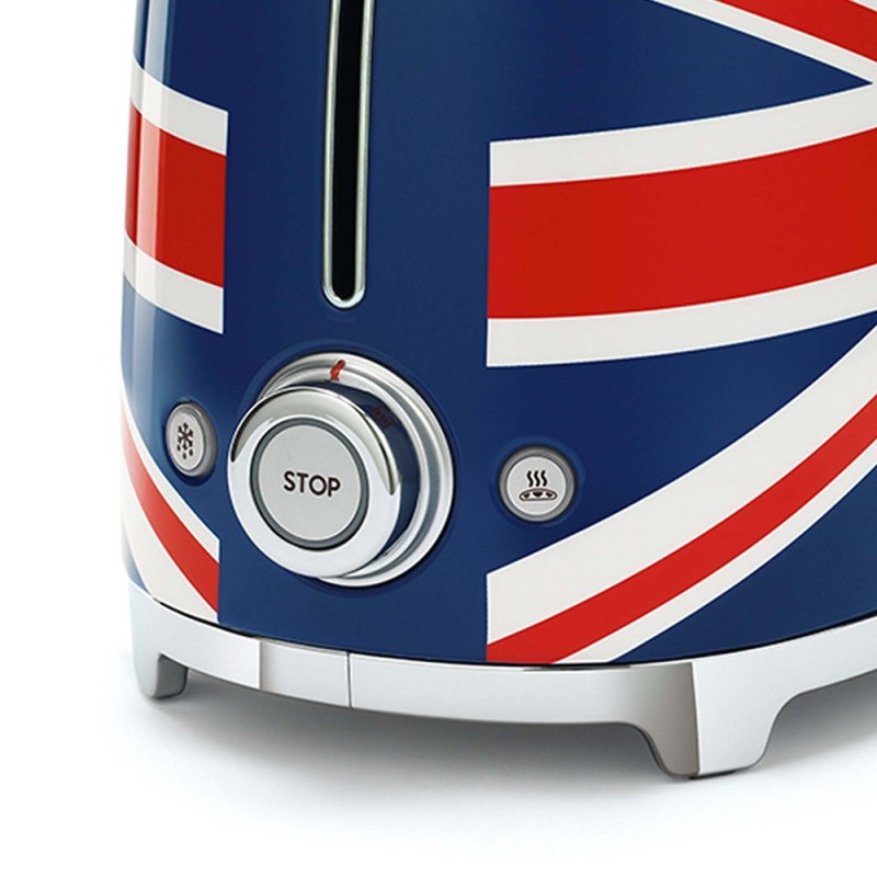 TOSTAPANE 2 FETTE  SMEG BANDIERA INGLESE  LINEA ANNI '50