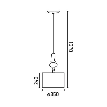 FARO QUO LAMPADARIO in metallo cromato FARO 66179 QUO