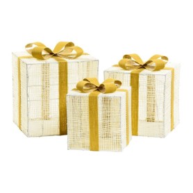 Set 3 pacchi regalo 3D 35/30/25cm luce fissa bianco caldo LHC GT3 35-240-F (TWW) Lotti 2