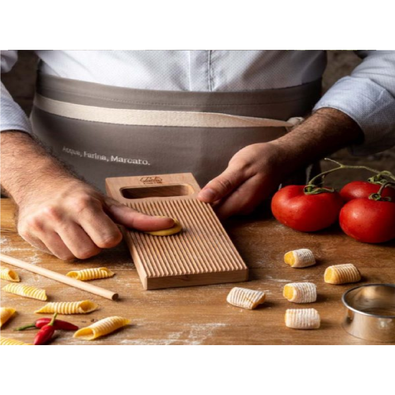 SET PER PREPARARE GNOCCHI, GNOCCHETTI E GARGANELLI MARCATO LIKE A PRO VERDE CON GREMBIULE BP-GNO-DIS Marcat