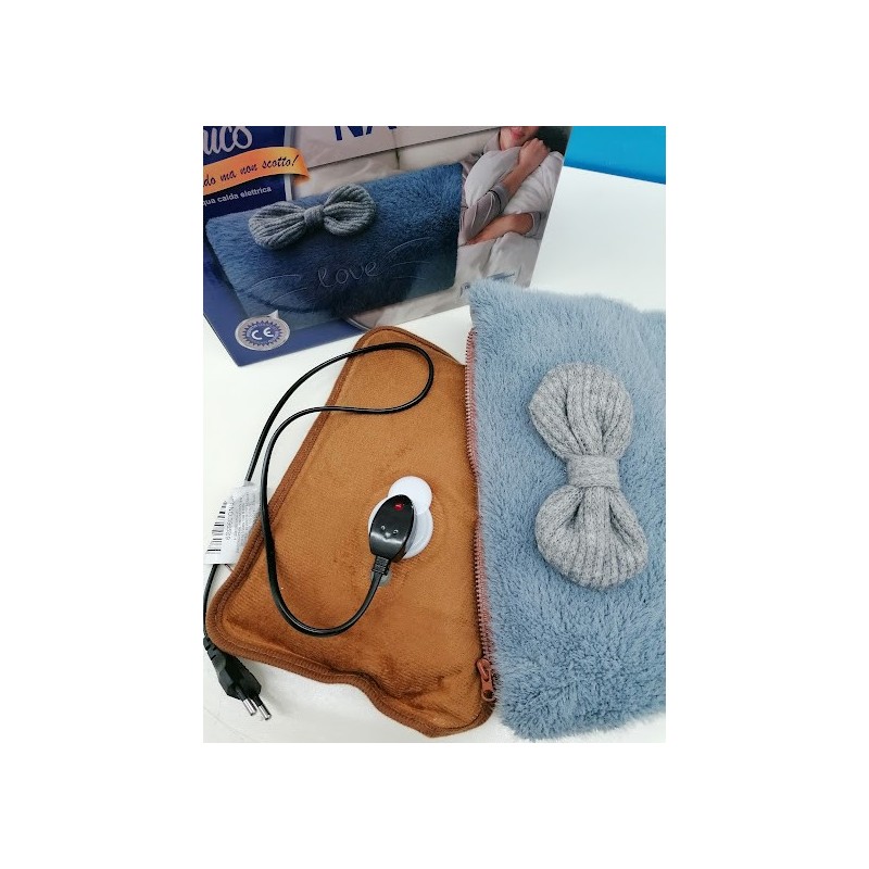 Borsa acqua calda con tasche ORSO FIOCCO colori vari 3965493 Nataluna
