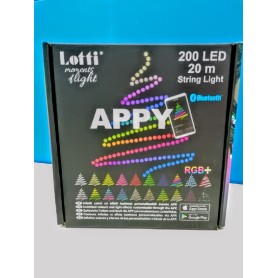 Catena 200 led 20mt multicolor smart APPY 21 TL200 LOTTI (LO68575) 2