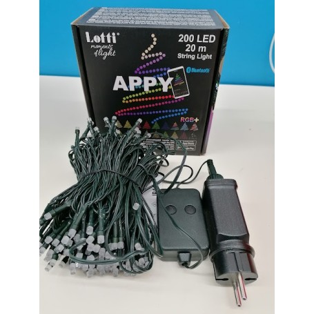 Catena 200 led 20mt multicolor smart APPY 21 TL200 LOTTI (LO68575) Catena 200 led 20mt multicolor smart APPY 21 TL200 LOTTI (LO68575)