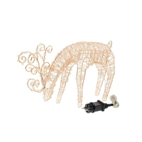 Renna che mangia filo metallico altezza cm30 luce calda VPM-F RNE C 38-TF (WW) Lotti 2