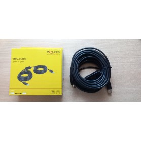 Cavo 11metri USB tipo A/B stampante 82915 DELOCK 2