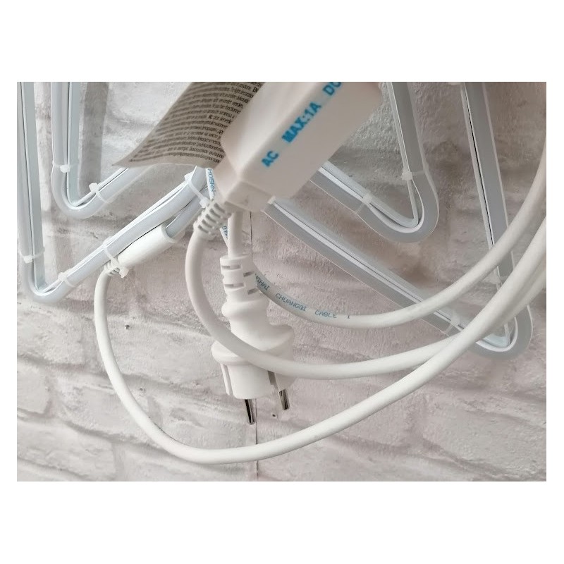 Stella doppia 360 LED neon luce calda luce bifacciale