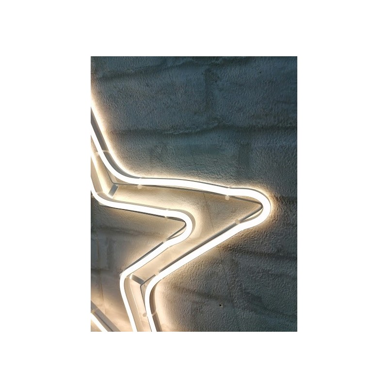 Stella doppia 360 LED neon luce calda luce bifacciale