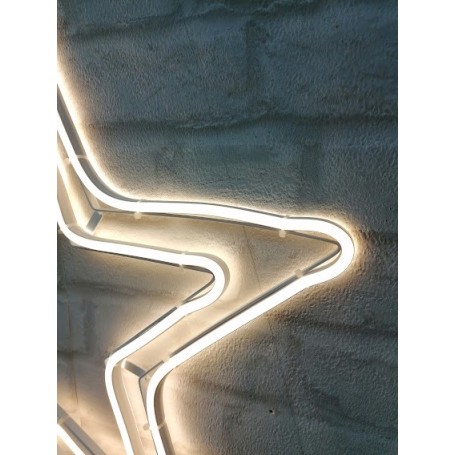 Stella doppia 360 LED neon luce calda luce bifacciale