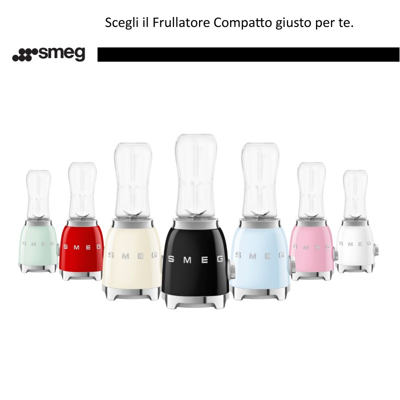 Frullatore BIANCO multifunzione compatto linea 50's style PBF01WHEU SMEG