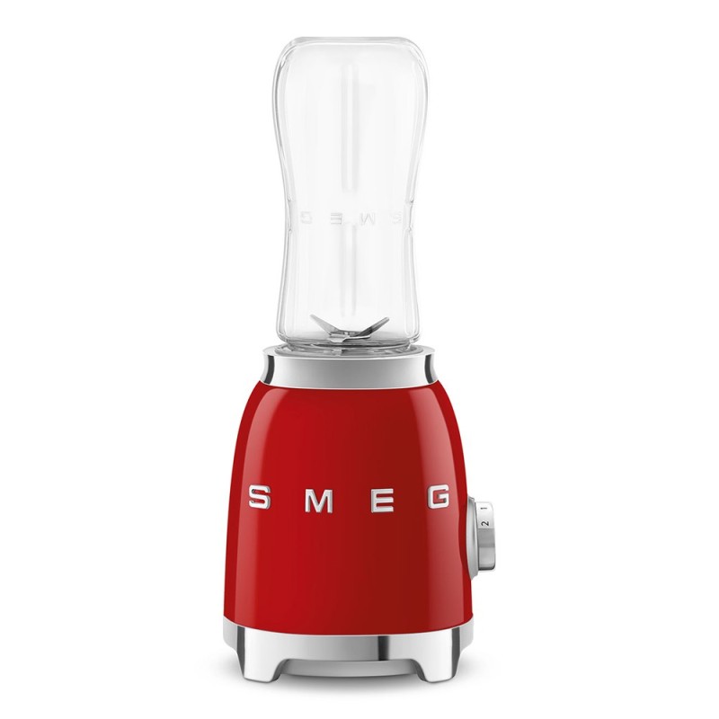 Frullatore ROSSO multifunzione compatto linea 50's style PBF01RDEU SMEG