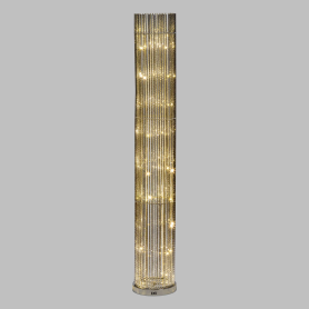 Colonna vaso piatta H140cm 100 LED bianco caldo 3D ATS CL140 S100-F (WW) Lotti (LOLLI 20017) 2